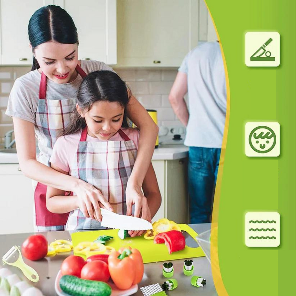 Montessori Mini Chef | Sicheres Kochen für Kinder (13 Stücke)