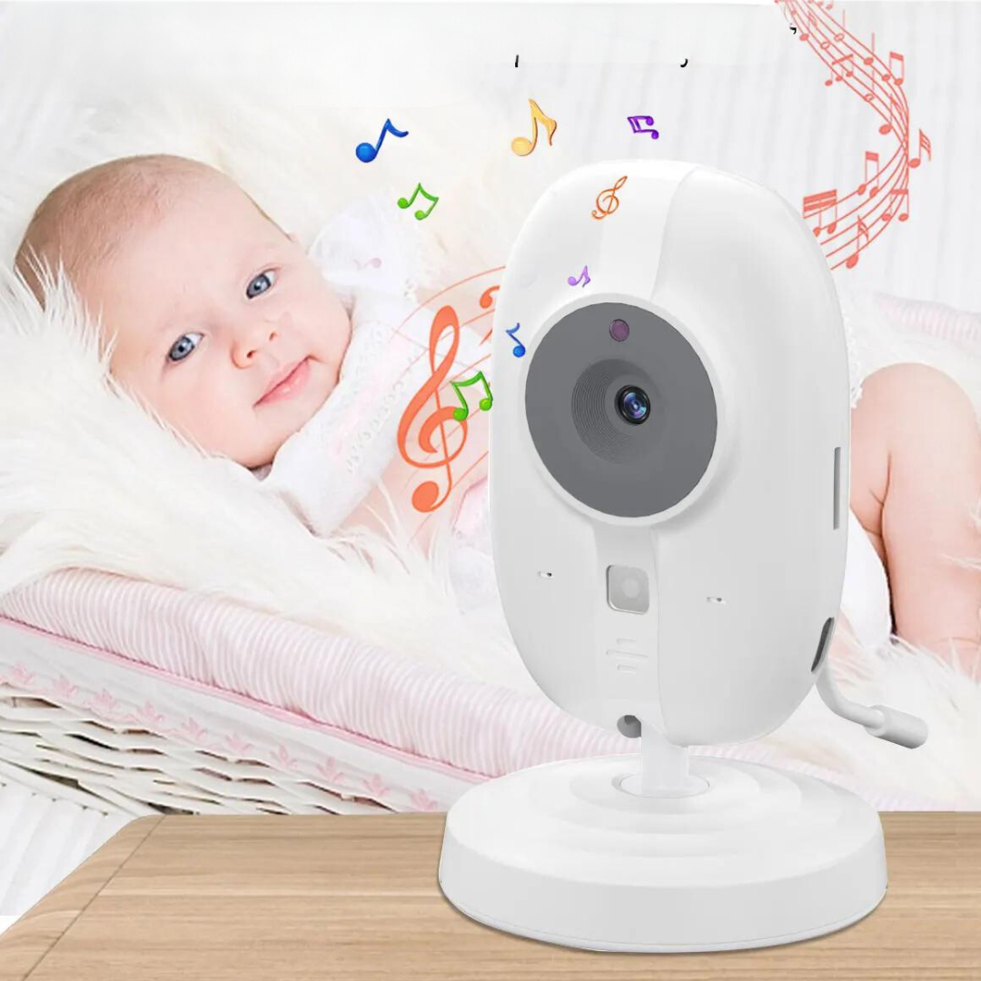 Nachtsicht-Babyphone | Kabelloses Babyphone mit Audio, Nachtsicht, Schlafliedern und Erinnerungsfunktion