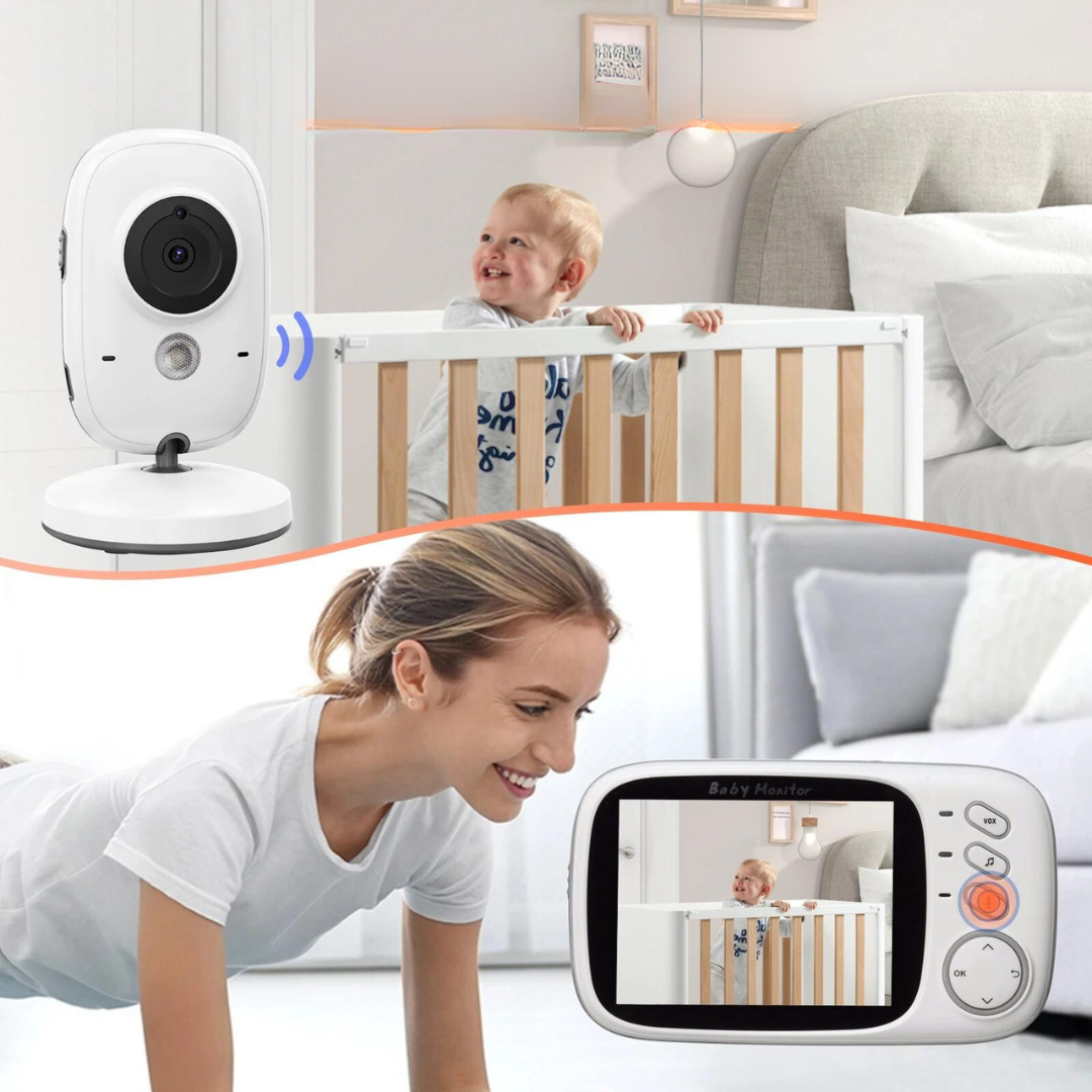 BabyGuard Pro 2 | Drahtloses Video-Babyphone mit Audio und Nachtsicht