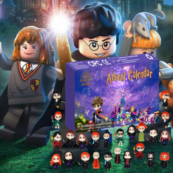 Zauberwelt-Hogwarts Adventskalender – 24 Tage Mini Figuren & Magie