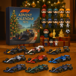 Rennsport-Adventskalender 2025 – 24 Mini-F1-Wagen für Motorsportfans