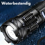Militärische Taschenlampe – 5000 Lumen – Wiederaufladbar – Für Outdoor-Aktivitäten