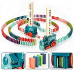 Domino Set mit Lokomotive – Bunte Steine für Kreativität und Spaß