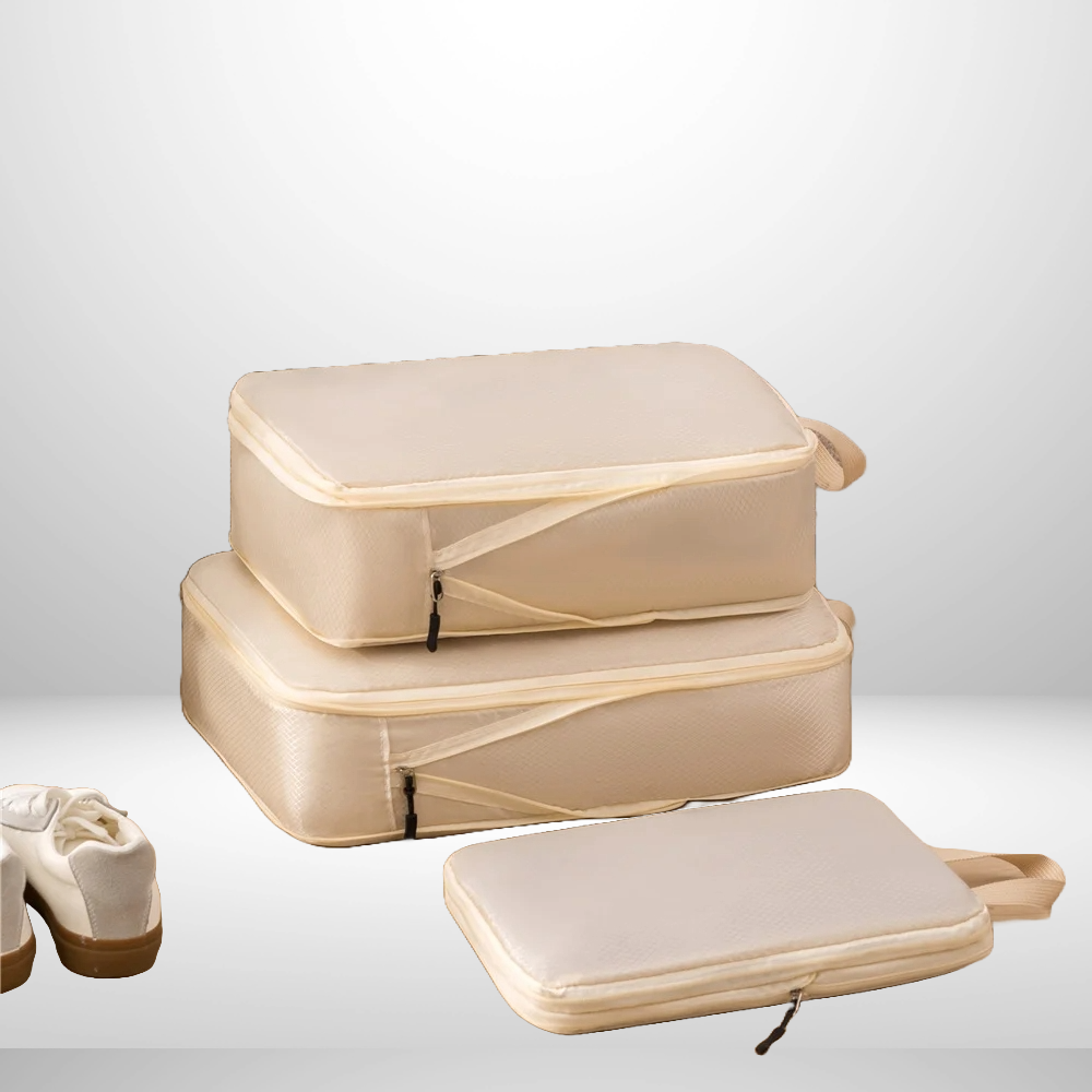 Set aus 3 Aufbewahrungstaschen – Mit Reißverschluss – Für Kleidung und Accessoires