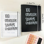 100 Umschläge Sparchallenge – Mit 6 Fächern – Verstellbar – Für persönliche Finanzplanung
