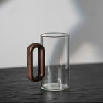 Glasbecher – Einzigartiger Holzgriff – Für Kaffee und Tee