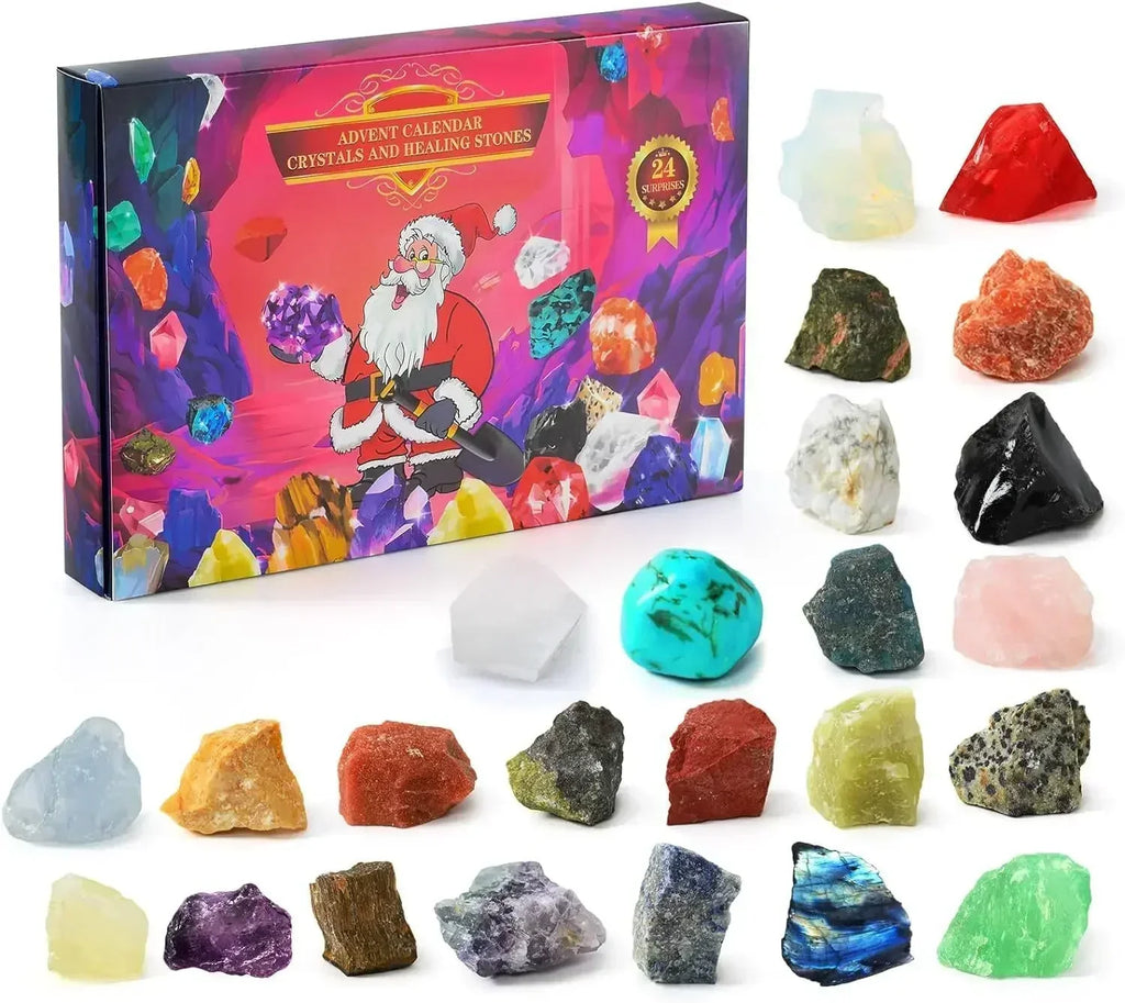 Natur-Kristall Abenteuer Adventskalender – 24 Tage echte Edelsteine & Heilsteine