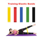 Trainings Elastische Bänder – Für Krafttraining und Flexibilität – Set mit 5 Farben