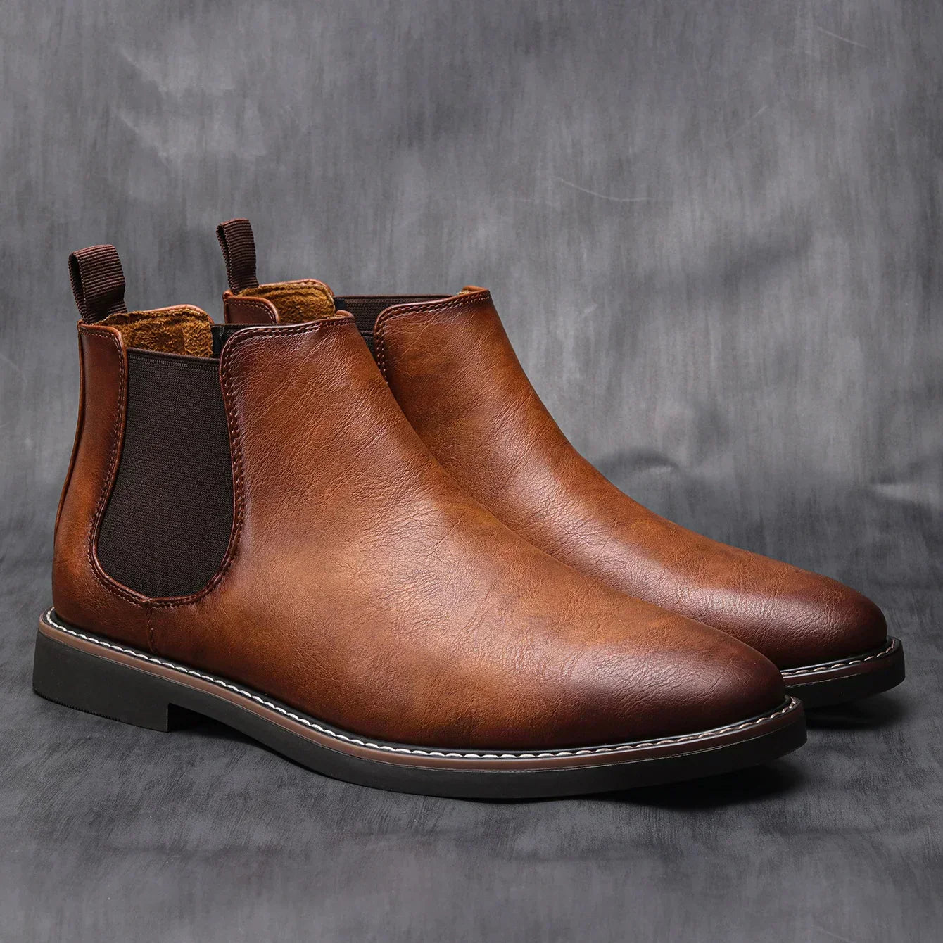 Premium-Leather Chelsea-Boots Herren – Eleganz & Komfort