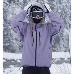 Winterjacke – Wasserdicht – Verstellbare Kapuze – Zum Skifahren und Snowboarden