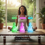 Atemübungsgerät – Für Achtsamkeitstraining und Entspannung – Mit Farbwechsel