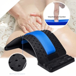 Rückenstrecker – Mit Massagenoppen – Für Rückenschmerzen und Dehnübungen – Verstellbar