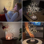 Lichtbaum – Weihnachtsbeleuchtung mit warmweißem Schein