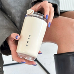 Thermo Becher – Kompakte Größe – Auslaufsicher – Für unterwegs