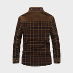 Flanelljacke mit Fleece – Mit Knöpfen – Für Herren – Ideal für kaltes Wetter