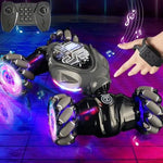 Stunt-Auto – Mit Handsteuerung und Fernbedienung – Mit LED-Lichtern – Für Kinder