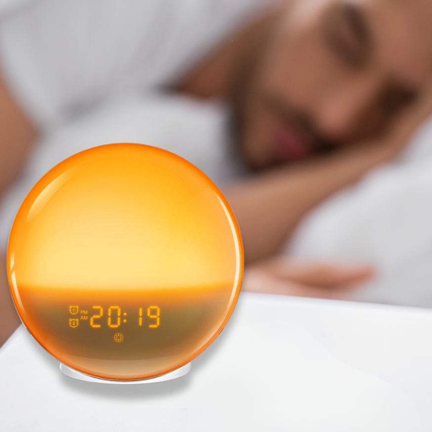 Wake-up Light Wecker – Simuliert Sonnenaufgang – Für bessere Schlafqualität