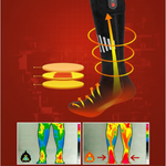 Heizsocken – Mit wiederaufladbarem Akku – Für kalte Tage und Outdoor-Aktivitäten