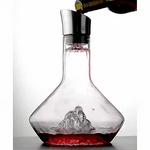 Weinkaraffe – Dekantierkaraffe – Aus Glas – Mit Edelstahlverschluss