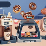 Kaffee- und Dessert-Spielset – Bunte Leckereien – Fördert kreatives Spiel – Für Kinder