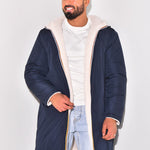 Komfort Fleece-Teddyjacke Herren – Kapuze & Thermo-Wärme