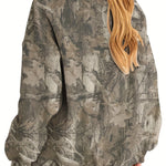 Oversized Sweatshirt – Camouflage Design – Für Freizeit und Alltag