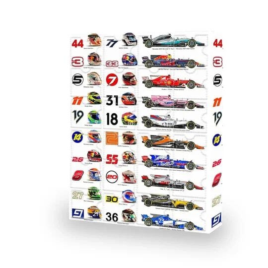 F1 Racing Countdown 2025 – Adventskalender mit 24 Formel-1 Mini-Cars