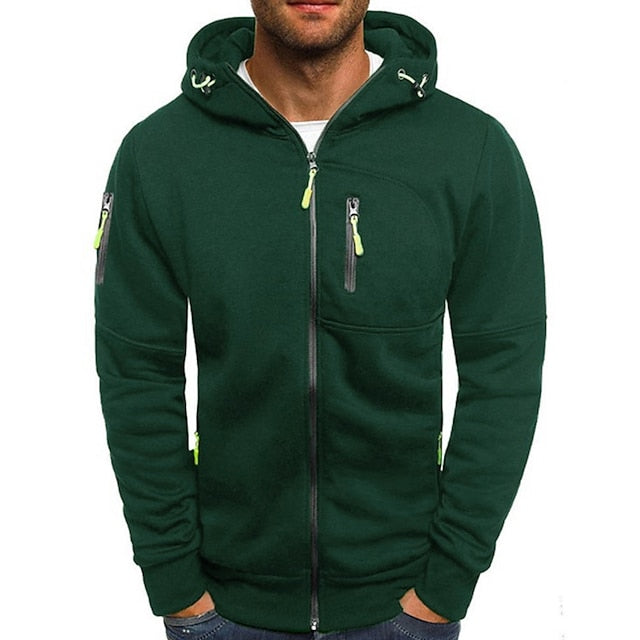 Herren Hoodie – Mit Reißverschluss – Für Alltag und Freizeit