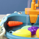 Wasser-Spüle Set – Mit Früchten und Geschirr – Für kreatives Spielen