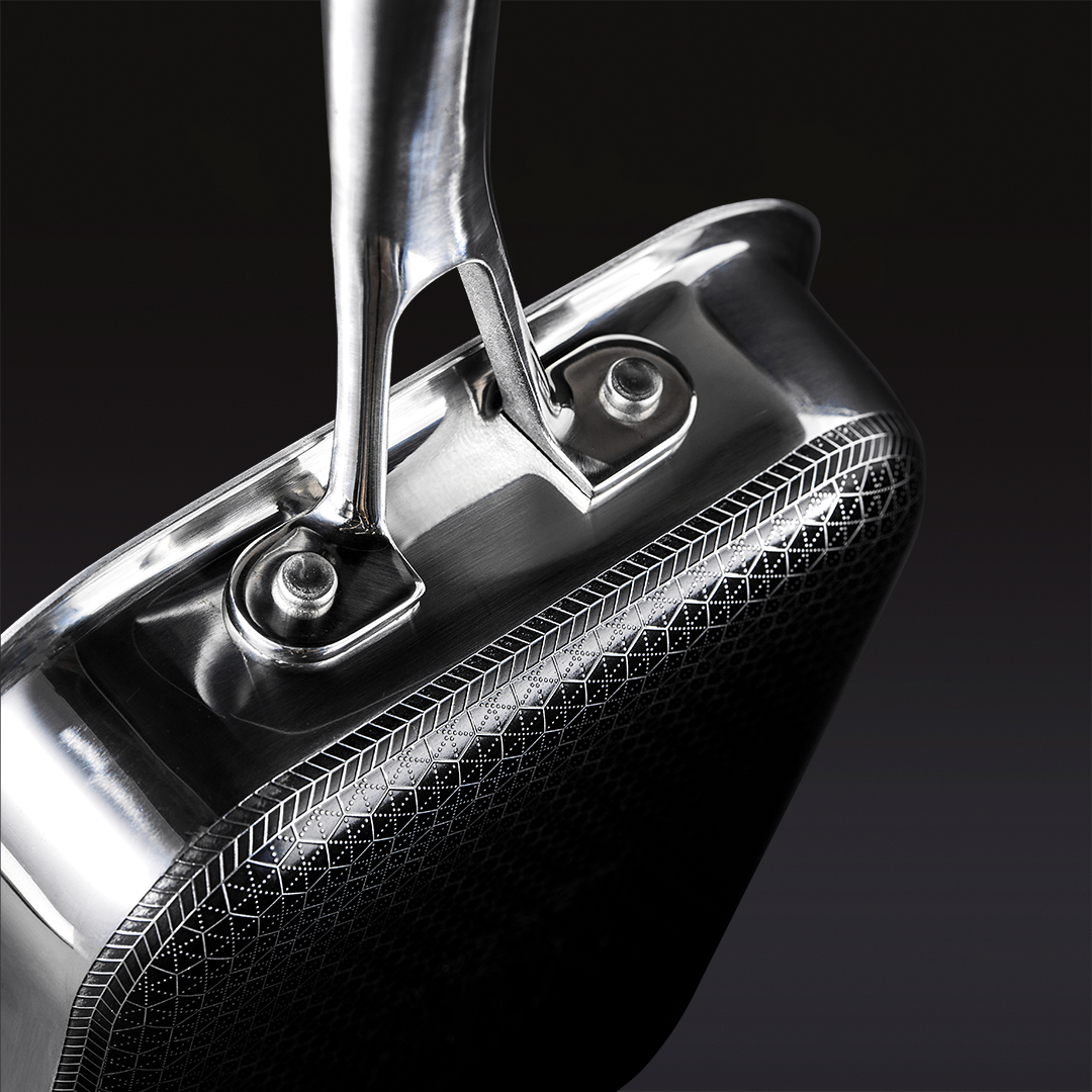 Bratpfanne Edelstahl – Quadratische Form – Für Küche und Grill