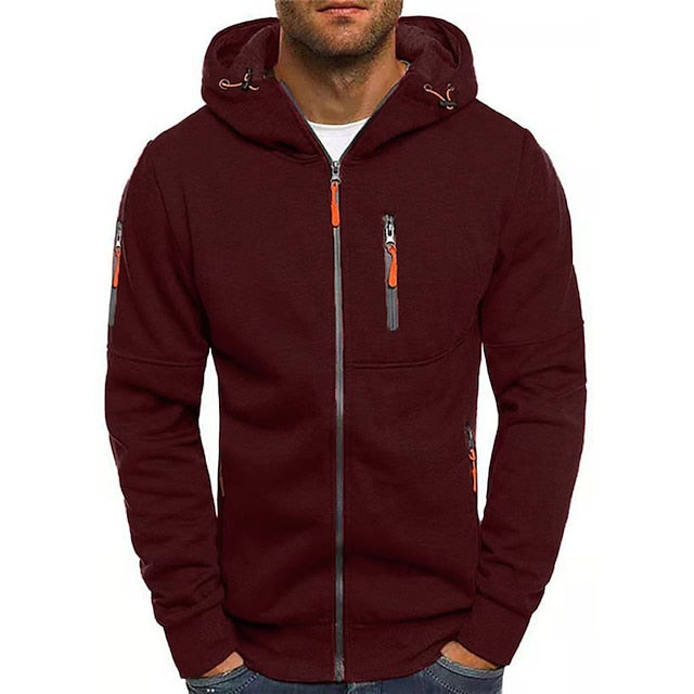 Herren Hoodie – Mit Reißverschluss – Für Alltag und Freizeit