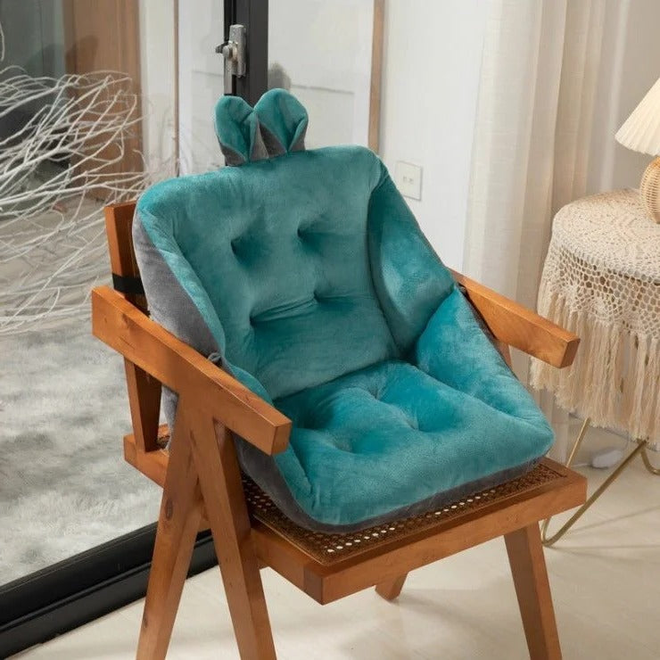 Sitzkissen für Stuhl – Weiches Material – Mit Ohren-Design – Für Kinder oder Erwachsene