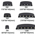 Wandleuchte – Modernes Design – Mit Up- und Downlight – Für Innenräume