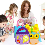 DIY Kreatives Bastelset Kinder | Nähset Tiere aus Filz nähen lernen ab 5 Jahren