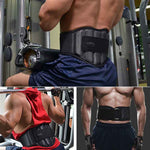 Lendenwirbelstützbandage – Atmungsaktiv – Für Rückenstütze und Training – Verstellbar