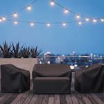 Schutzhülle für Gartenmöbel – Wasserdichtes Material – Geeignet für Stuhl- und Tischgarnitur