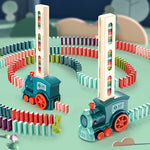 Domino Set mit Lokomotive – Bunte Steine für Kreativität und Spaß