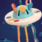 Lernspielzeug Fidget – Mit flexiblen Ringen und Tasten – Fördert Motorik und Spaß