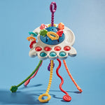 Lernspielzeug Fidget – Mit flexiblen Ringen und Tasten – Fördert Motorik und Spaß