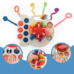 Lernspielzeug Fidget – Mit flexiblen Ringen und Tasten – Fördert Motorik und Spaß