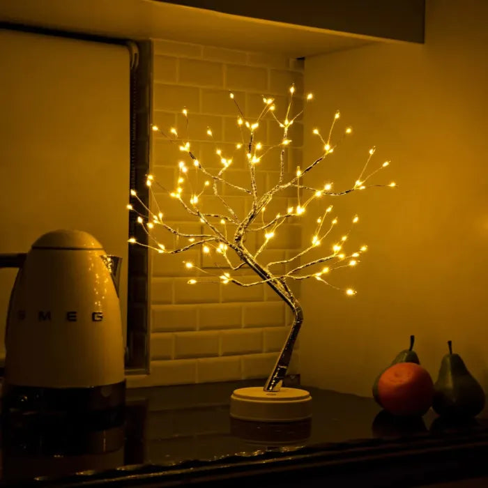 Lichtbaum – Weihnachtsbeleuchtung mit warmweißem Schein