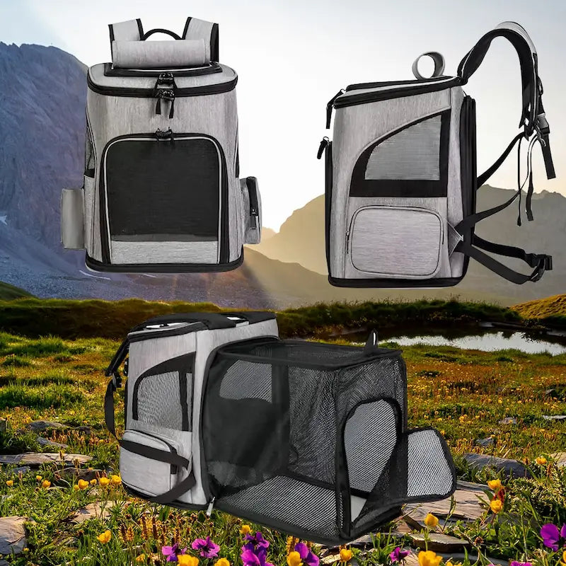 Katzenrucksack – Mit Belüftung – Tragbar – Für Reisen und Outdoor
