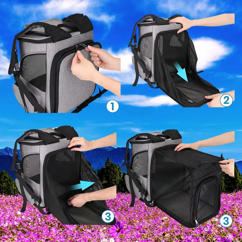 Katzenrucksack – Mit Belüftung – Tragbar – Für Reisen und Outdoor