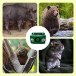 Wildschweinabwehrgerät – Solarbetrieben – LED-Lichter – Für Garten und Hof