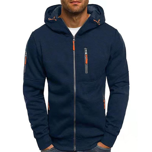 Herren Hoodie – Mit Reißverschluss – Für Alltag und Freizeit
