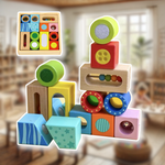 Lernspielzeug Puzzlebox – Fördert Formen- und Farberkennung – Für Kinder