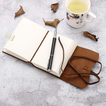 Leder-Tagebuch – Mit Band – Handgefertigt – Für Notizen und Tagebucheinträge