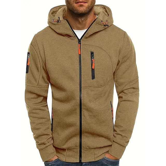 Herren Hoodie – Mit Reißverschluss – Für Alltag und Freizeit